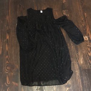 Black dress with sparkles
